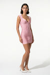 Caurelle | Women’s Sleeveless Mini Dress V Neck Summer Elegance