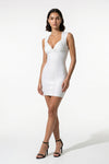 Caurelle | Women’s Sleeveless Mini Dress V Neck Summer Elegance
