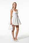 Caurelle | Women’s Dazzling Bow Mini Dress Elegant Party Style