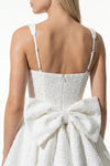 Caurelle | Women’s Dazzling Bow Mini Dress Elegant Party Style