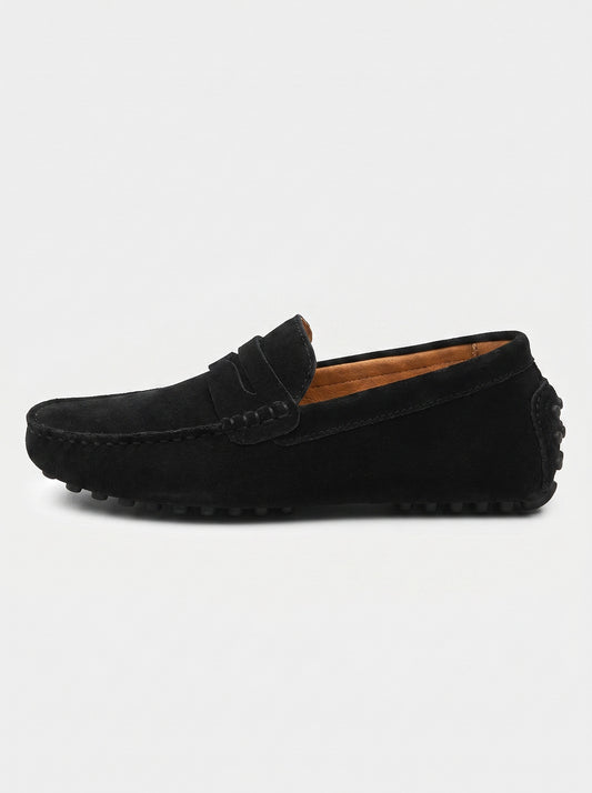 Caurelle | Men’s Boat Loafers Soft Suede Look