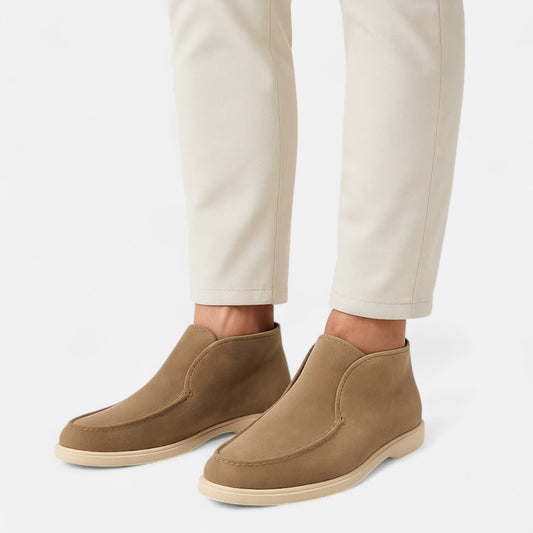 Caurelle | High-Top Suede Loafers – Elevated Comfort & Timeless Style