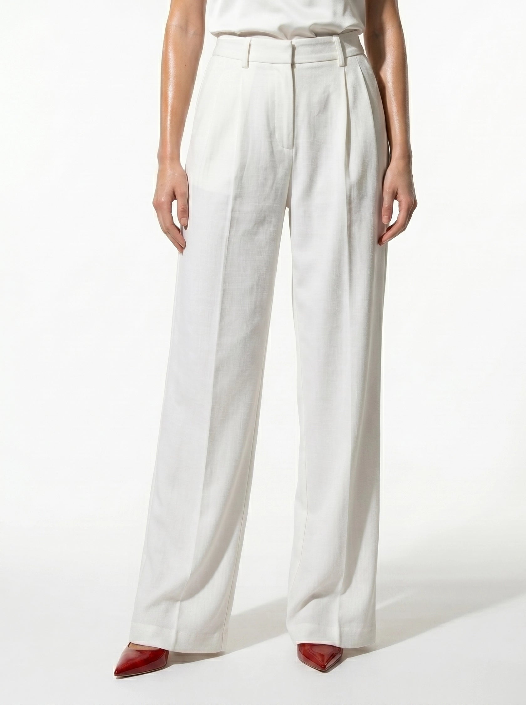 Caurelle | Women’s Light Luxury Wide-Leg Trousers