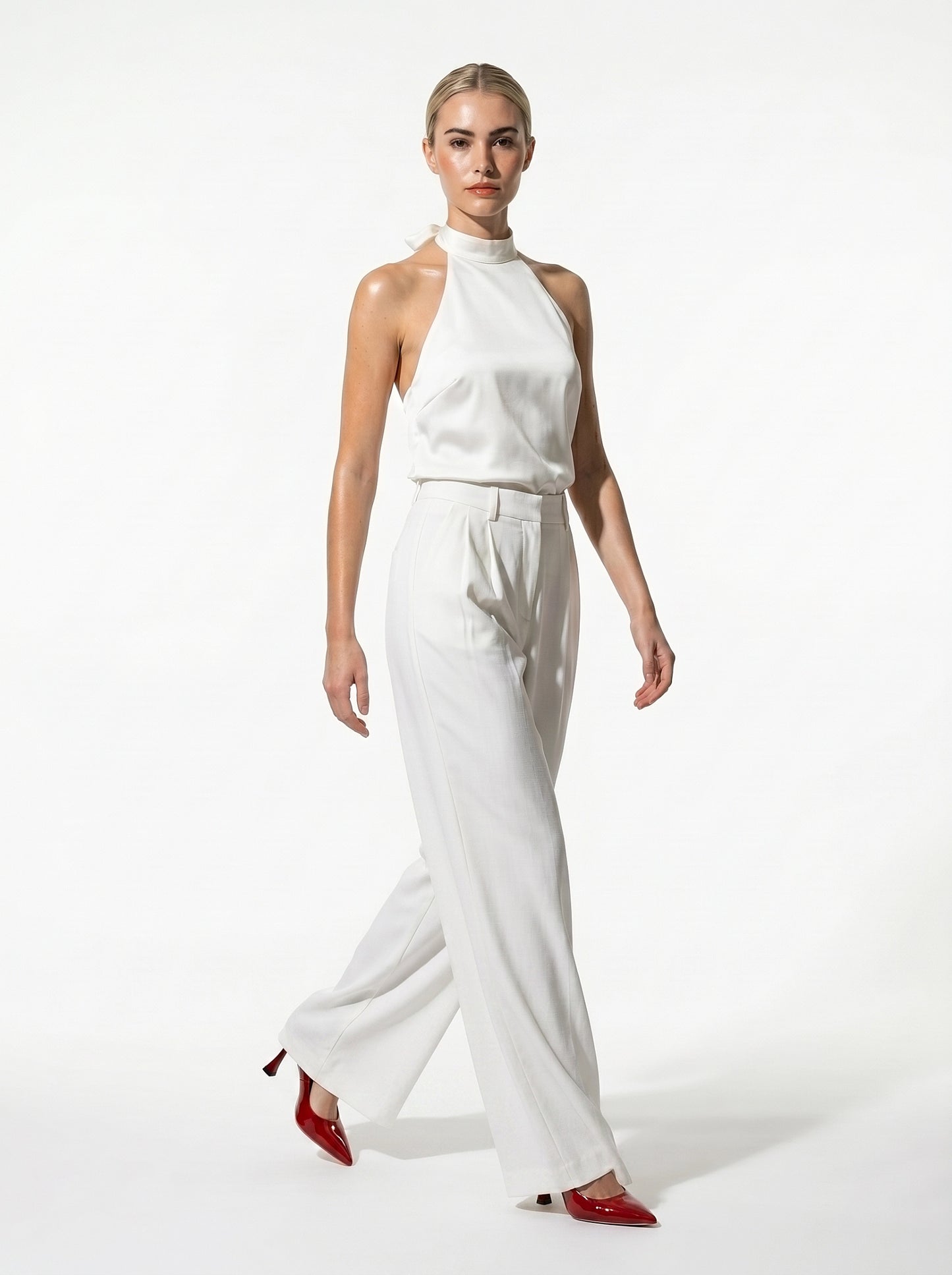 Caurelle | Women’s Light Luxury Wide-Leg Trousers