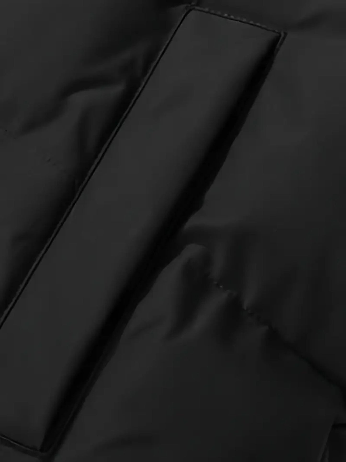 Caurelle | Men’s Black Puffer Jacket with Fleece Lining