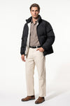 Men's Warm Fleece Lined Puffer Jacket