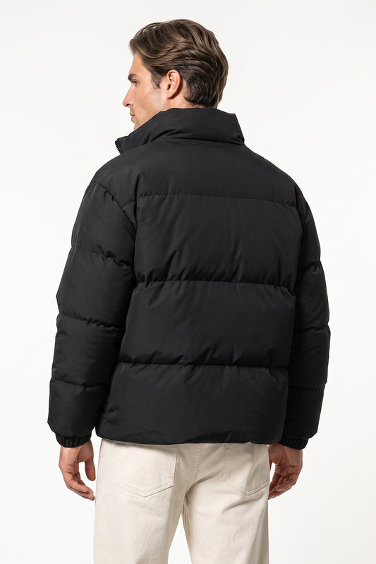 Men's Warm Fleece Lined Puffer Jacket
