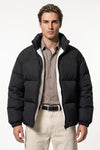 Men's Warm Fleece Lined Puffer Jacket