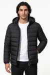 Men's Lightweight Warm Hooded Quilted Puffer Jacket