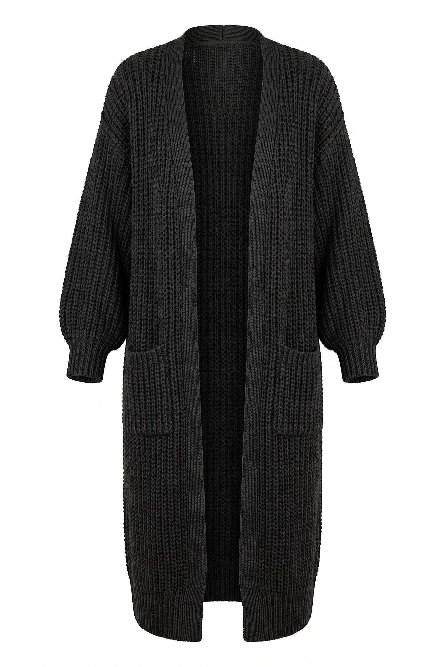 Women's Winter Cosy Chunky Knit Long Cardigan