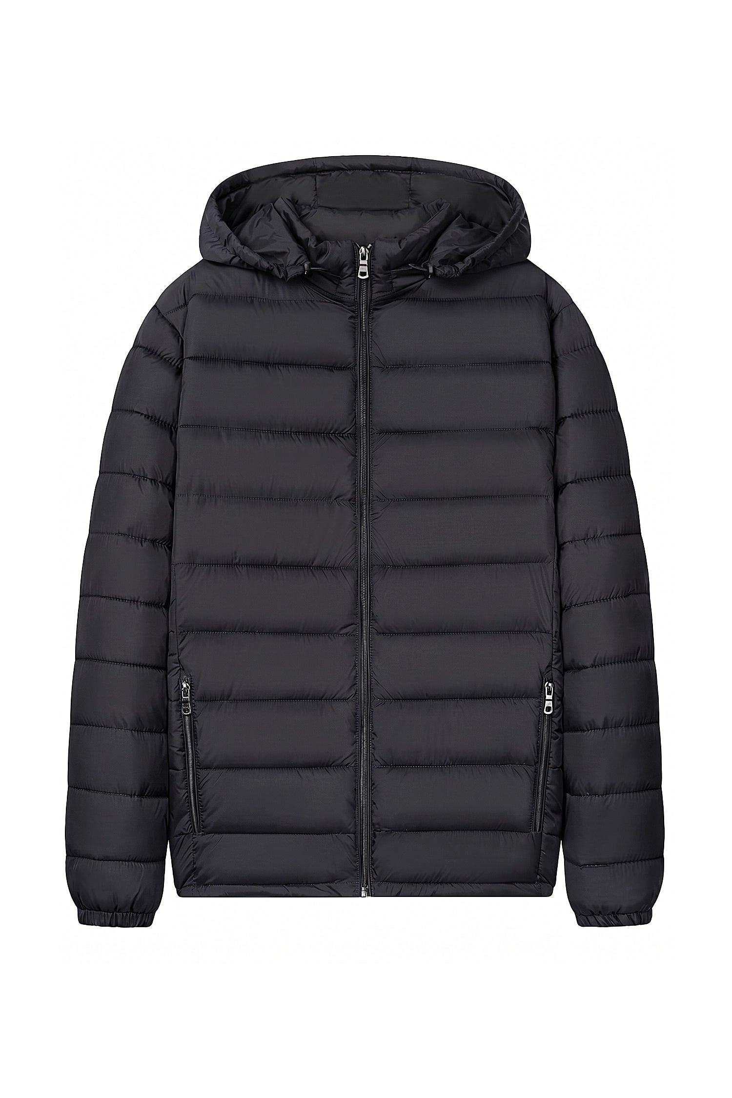 Men's Lightweight Warm Hooded Quilted Puffer Jacket