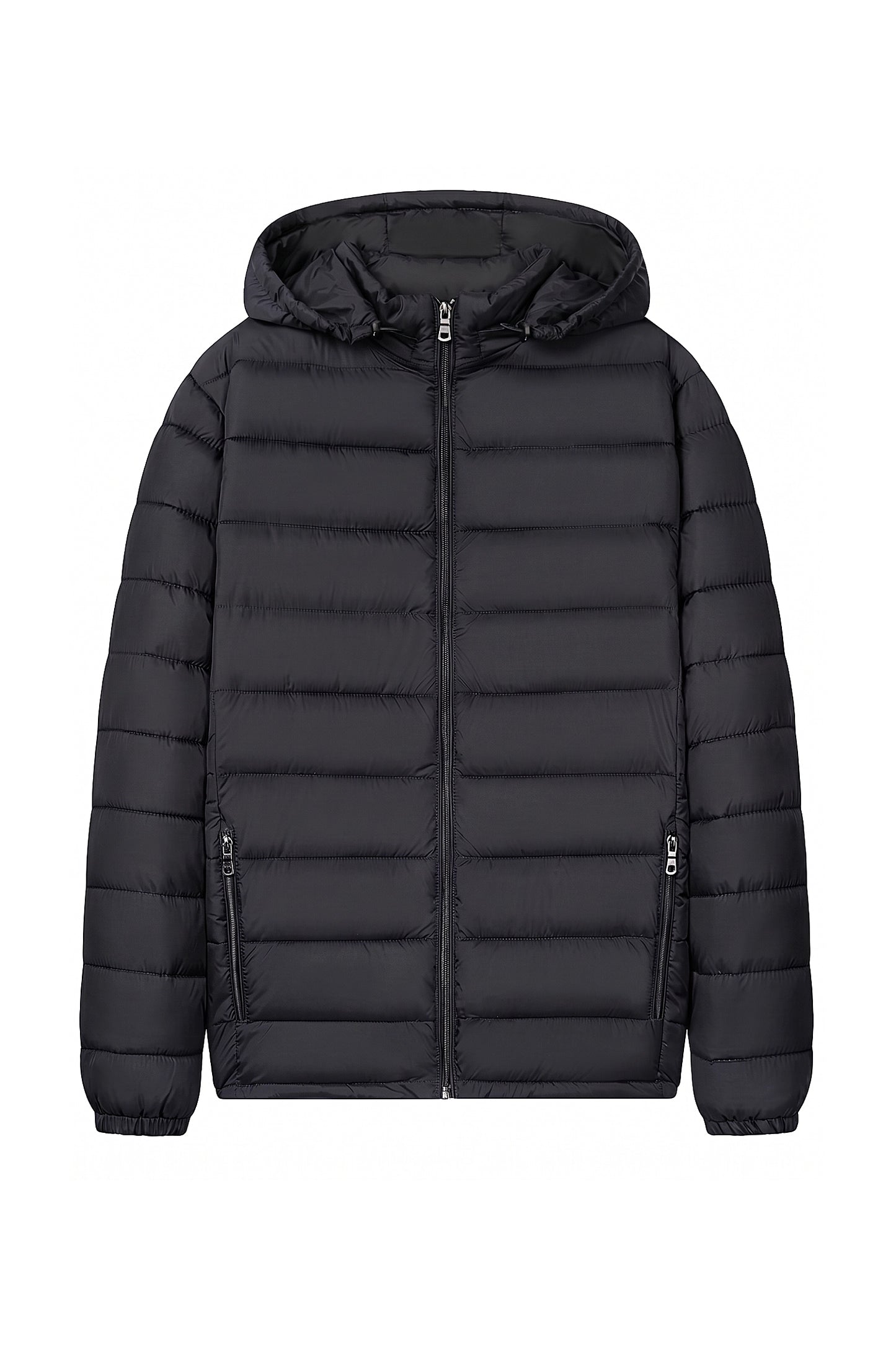 Men's Lightweight Warm Hooded Quilted Puffer Jacket