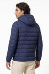 Men's Lightweight Warm Hooded Quilted Puffer Jacket