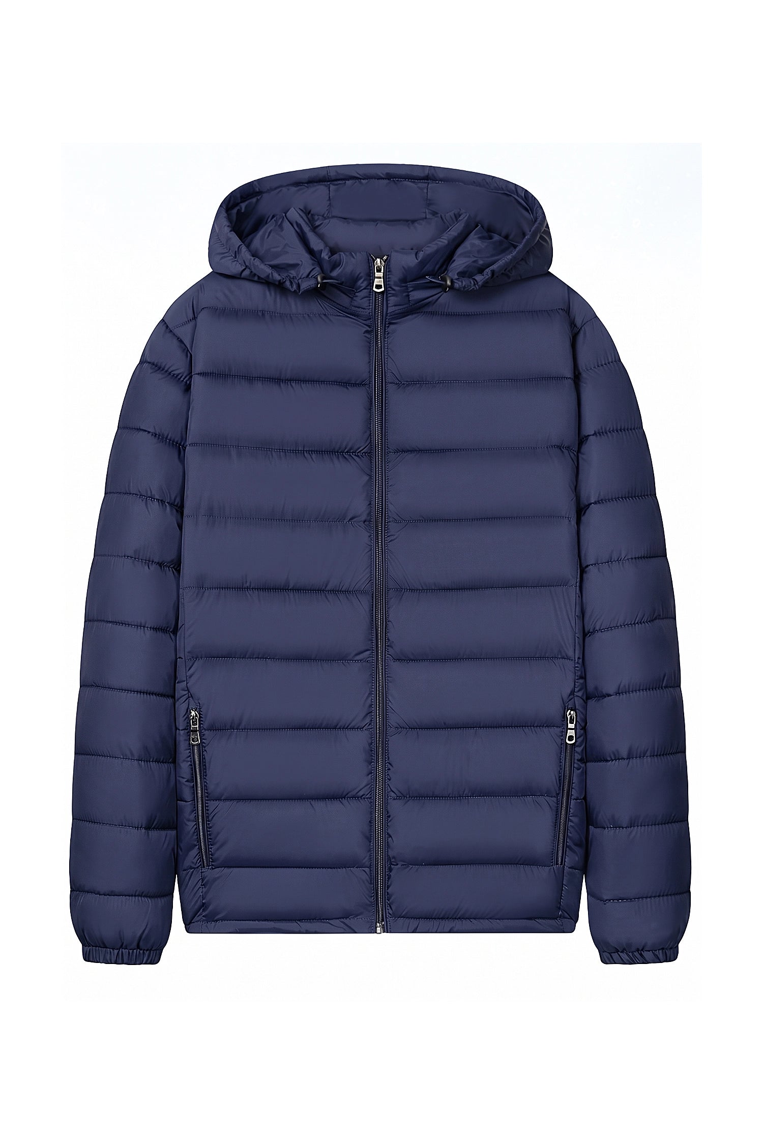 Men's Lightweight Warm Hooded Quilted Puffer Jacket