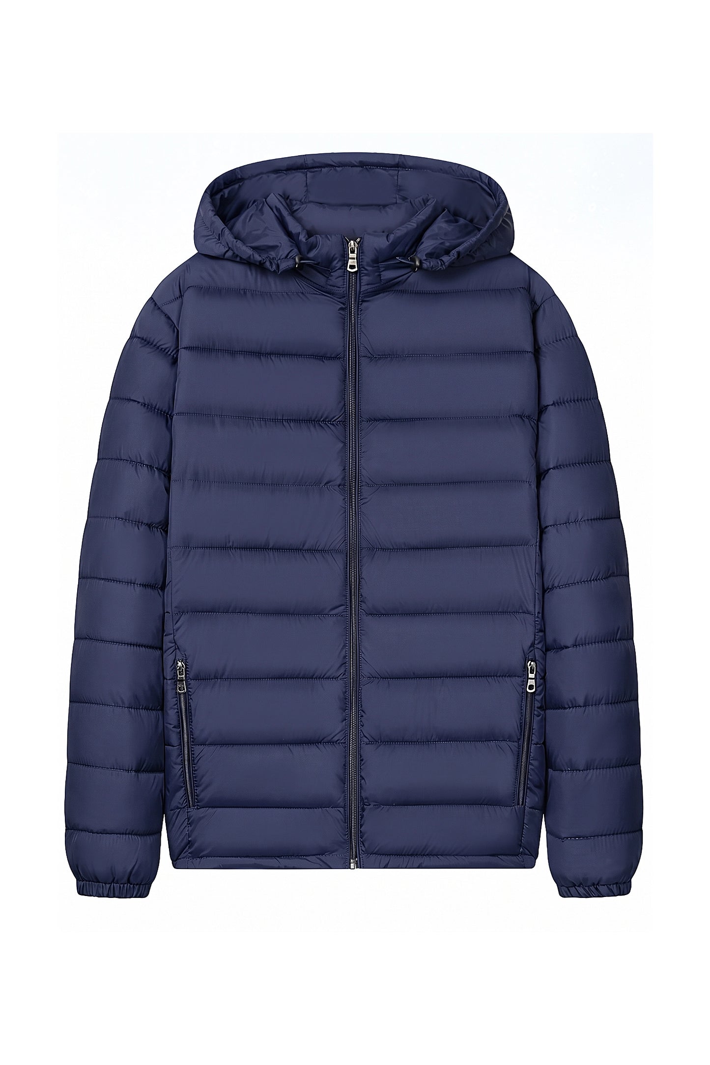 Men's Lightweight Warm Hooded Quilted Puffer Jacket