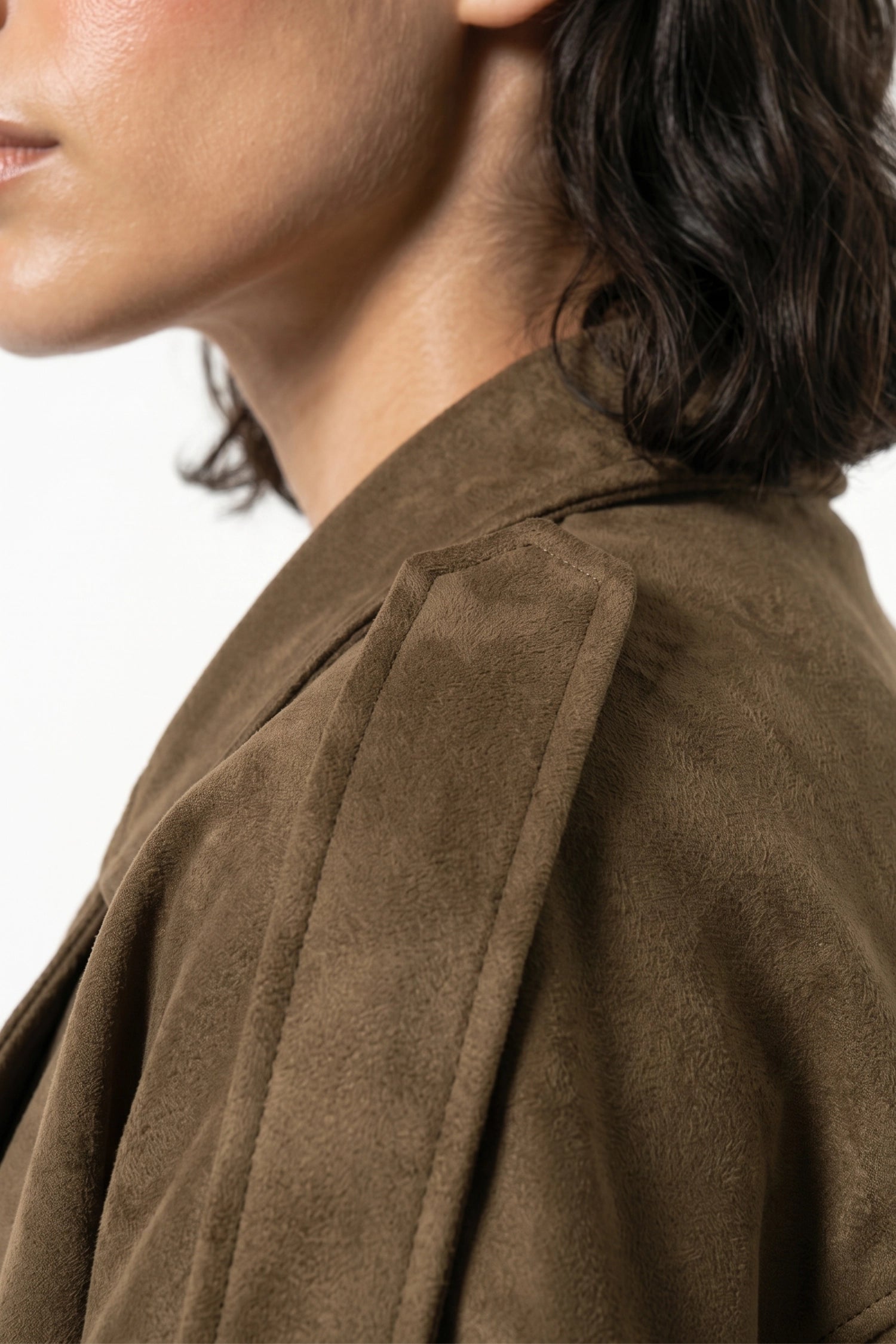 Women’s Winter Cropped Bomber Jacket with Oversized Fit