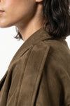 Women’s Winter Cropped Bomber Jacket with Oversized Fit