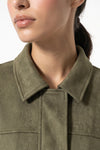 Women’s Winter Cropped Bomber Jacket with Oversized Fit