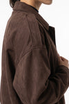 Women’s Winter Cropped Bomber Jacket with Oversized Fit