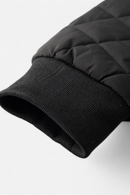Caurelle | Men’s Quilted Winter Jacket – Fleece-Lined Zip-Up