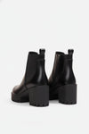 Caurelle | Women’s Ankle Boots – Thick-Soled Zipper Chunky Heel