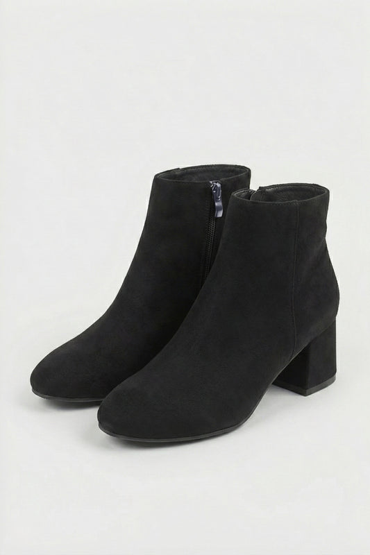 Caurelle | Women’s Elegant Ankle Boots - Classic Block Heel