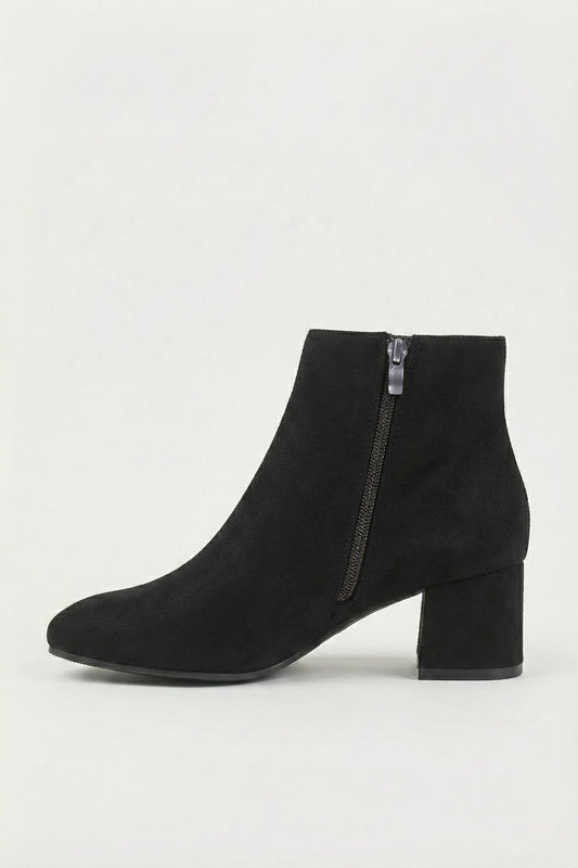 Caurelle | Women’s Elegant Ankle Boots - Classic Block Heel
