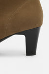 Caurelle | Women’s Ankle Boots – Luxurious PU Suede, Thick Heel Elegance