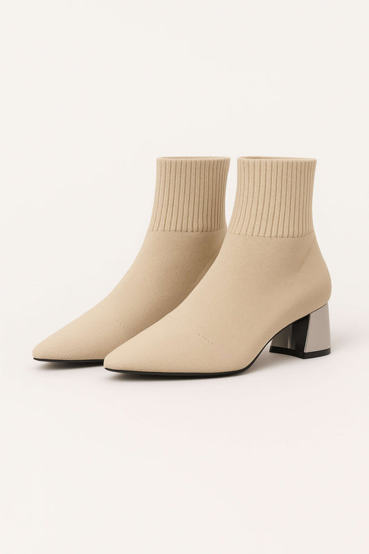 Caurelle | Women’s Stretch Knit Ankle Boots