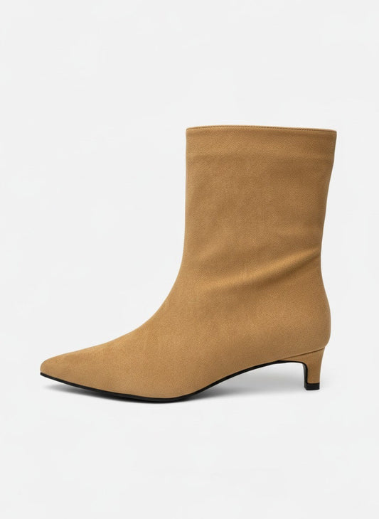 Caurelle | Women’s Pointed-Toe Ankle Boots – Vintage Elegance