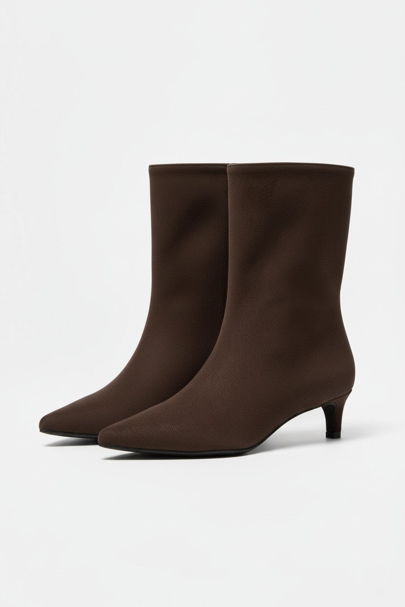 Caurelle | Women’s Pointed-Toe Ankle Boots – Vintage Elegance