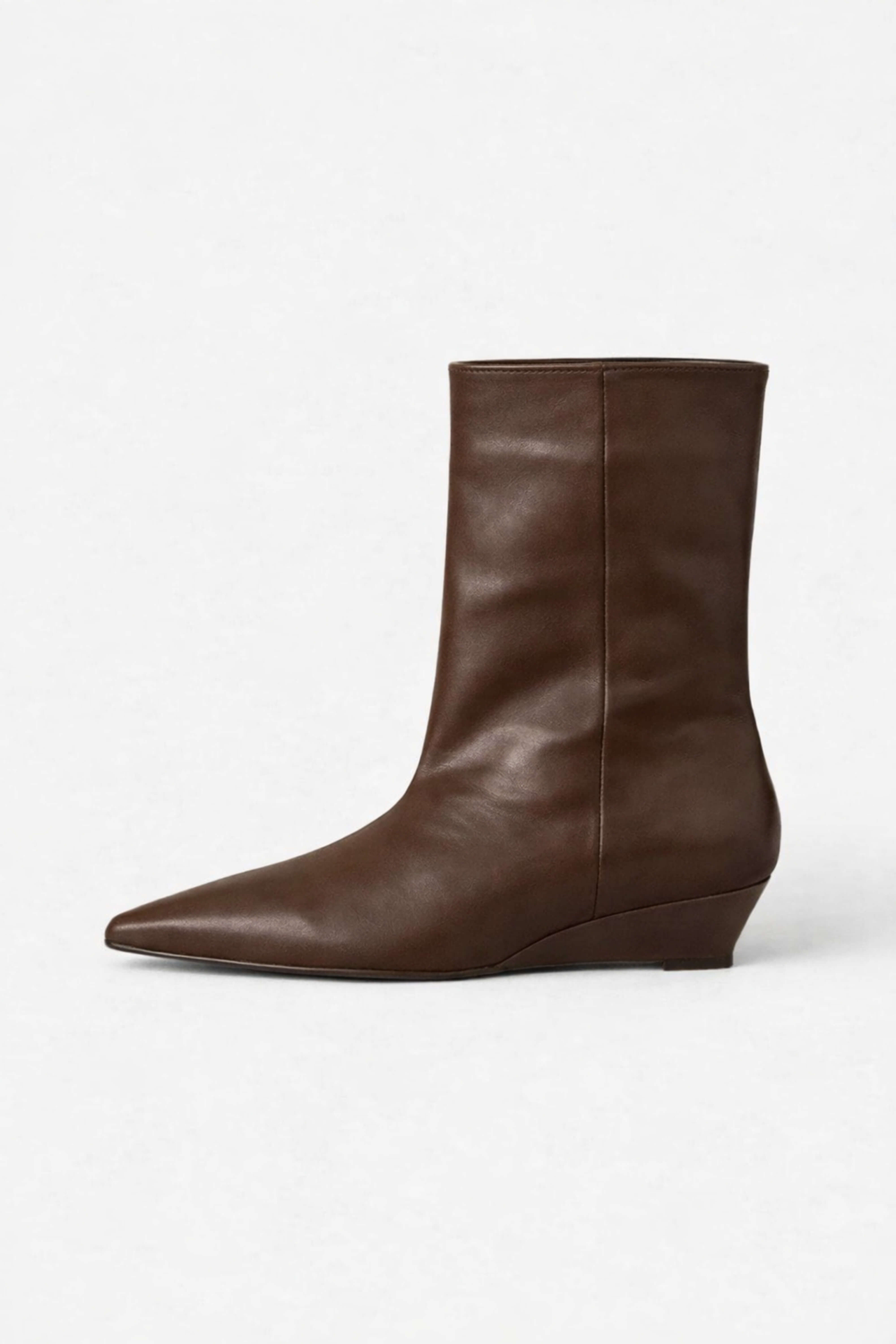 Caurelle | Women’s Slip On Ankle Boots with Refined Pointed Toe