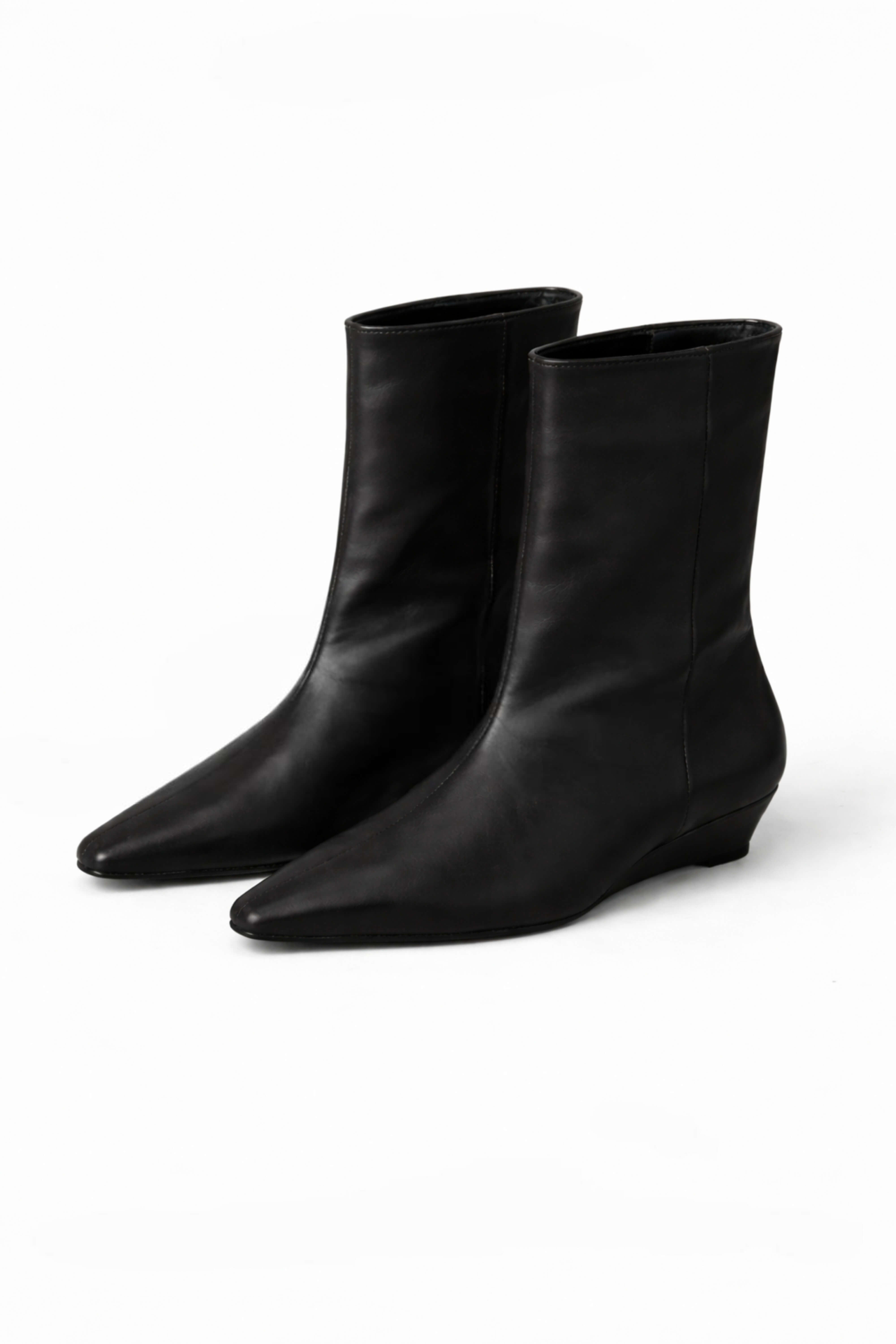 Caurelle | Women’s Slip On Ankle Boots with Refined Pointed Toe