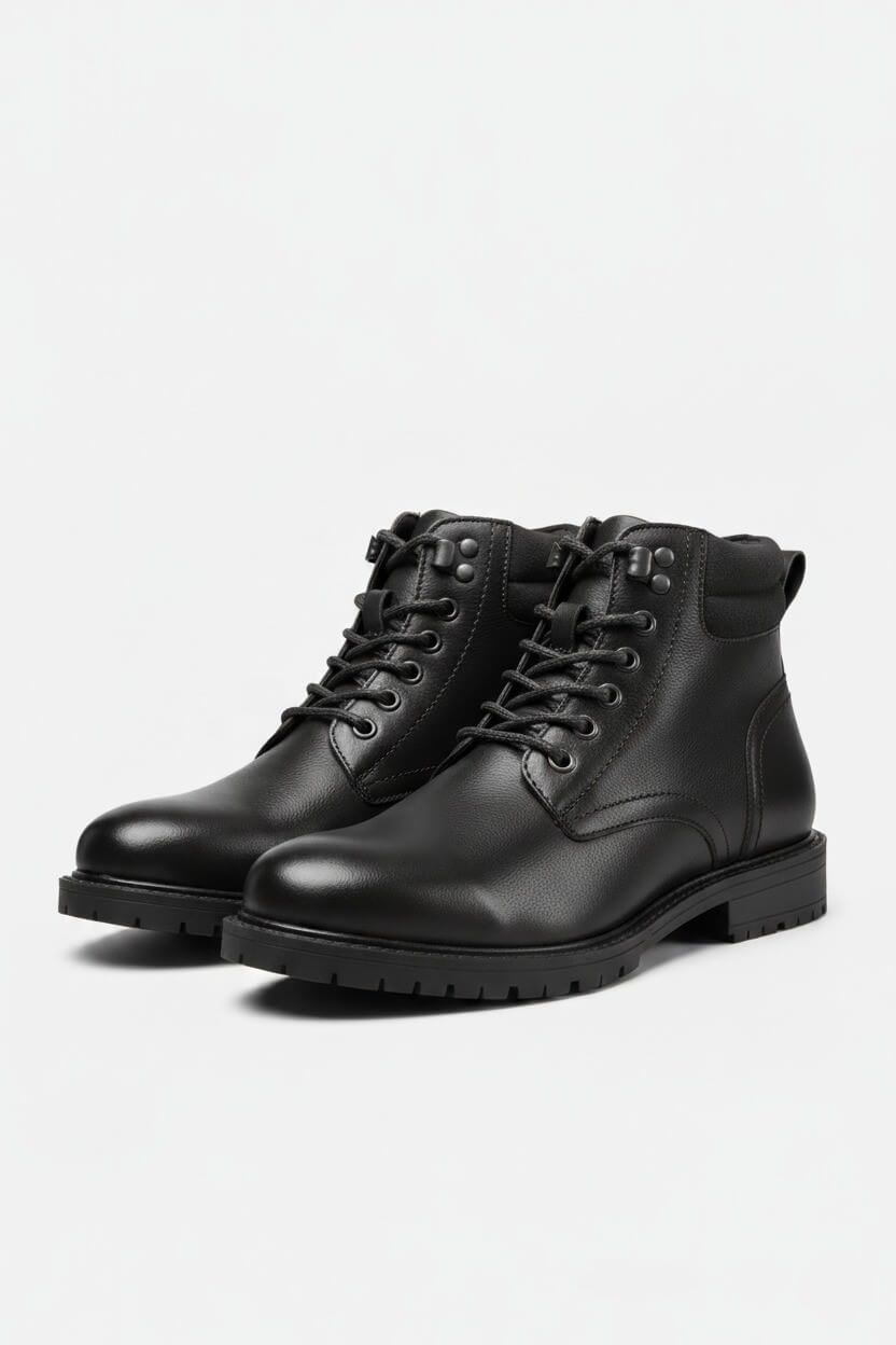 Caurelle | Men’s Ankle Boots – Winter Lace-Up British Casual Style