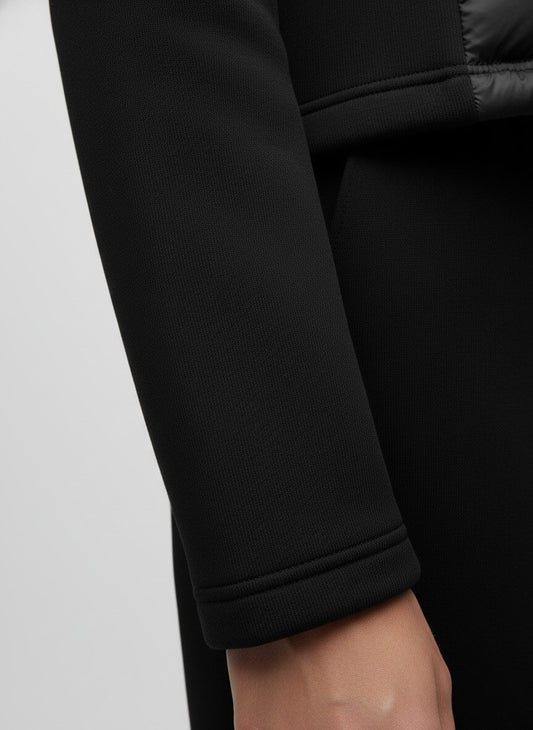 Caurelle | Women’s Black Puffer Jacket – Modern Warmth with Effortless Grace