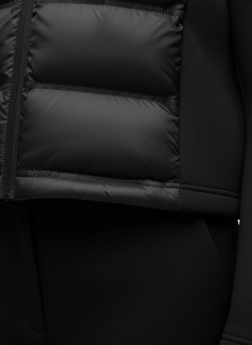 Caurelle | Women’s Black Puffer Jacket – Modern Warmth with Effortless Grace