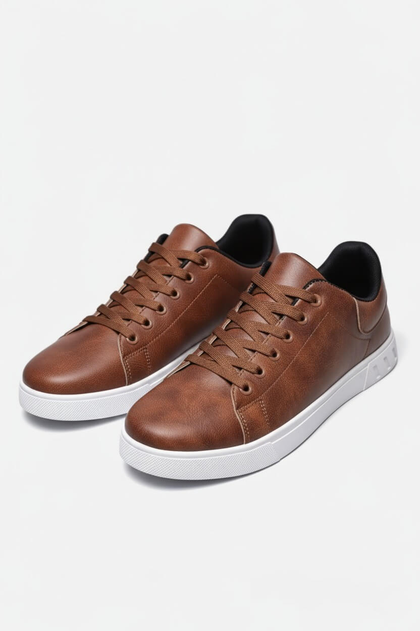 Caurelle | Men’s Casual Shoes – Lace-Up Solid Colour