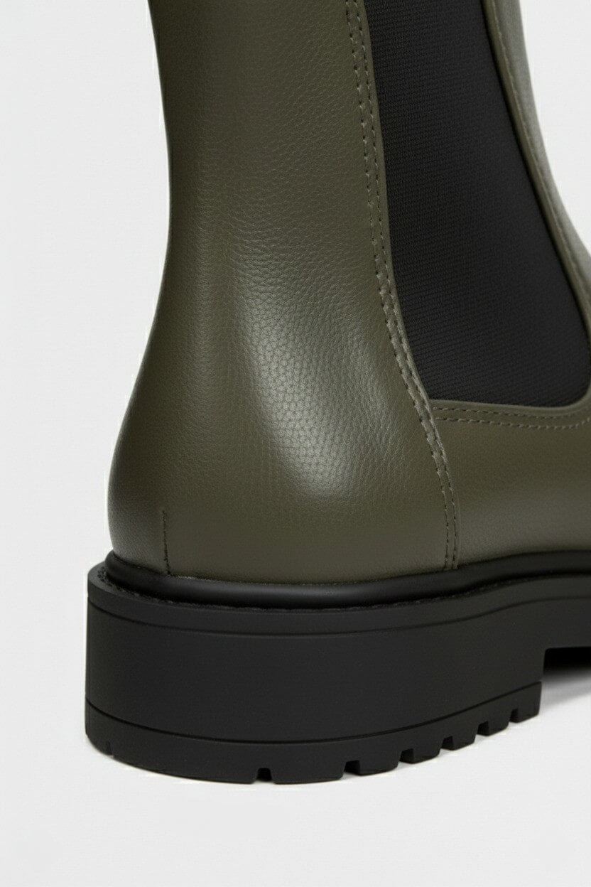 Caurelle | Women’s Chelsea Boots – Slip-On Chunky Platform Design