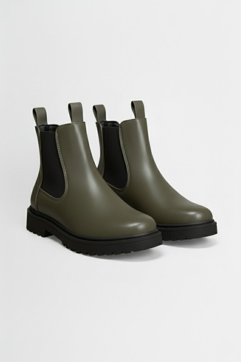 Caurelle | Women’s Chelsea Boots – Slip-On Chunky Platform Design