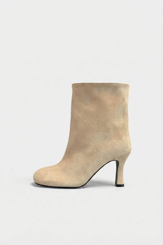 Caurelle | Women’s Elegant Suede-Look Ankle Boots - Slim Heel