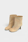 Caurelle | Women’s Elegant Suede-Look Ankle Boots - Slim Heel
