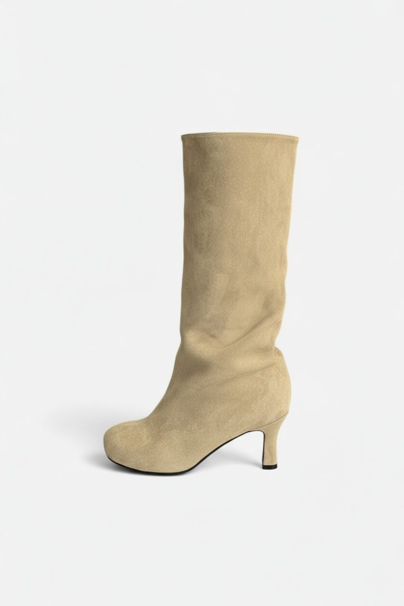 Caurelle | Women’s Round-Toe Knee-High Boots – Winter Street Elegance