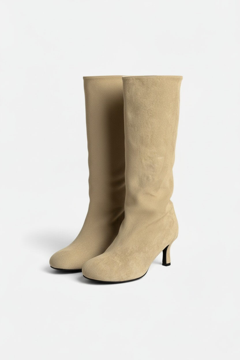 Caurelle | Women’s Round-Toe Knee-High Boots – Winter Street Elegance