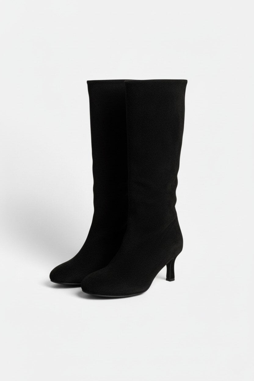 Caurelle | Women’s Round-Toe Knee-High Boots – Winter Street Elegance