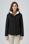 Caurelle | Women’s Hooded Padded Faux Fur Jacket