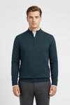 Caurelle | Men’s Wool Half-Height Collar Half-Zip Jumper