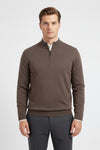 Caurelle | Men’s Wool Half-Height Collar Half-Zip Jumper