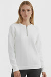 Caurelle | Women’s Half-Zip Pullover – Elegant Cable Knit Jumper