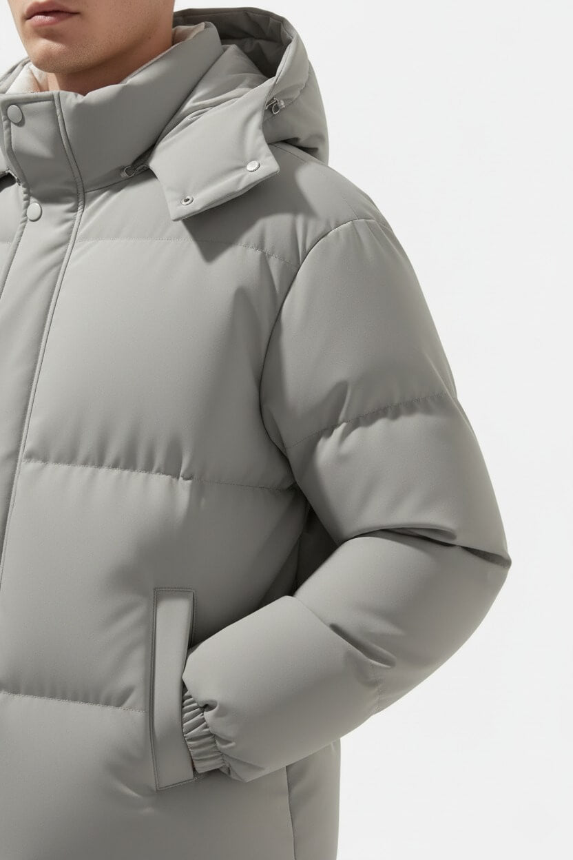 Caurelle | Men’s Hooded Parka – Windproof Casual Outerwear