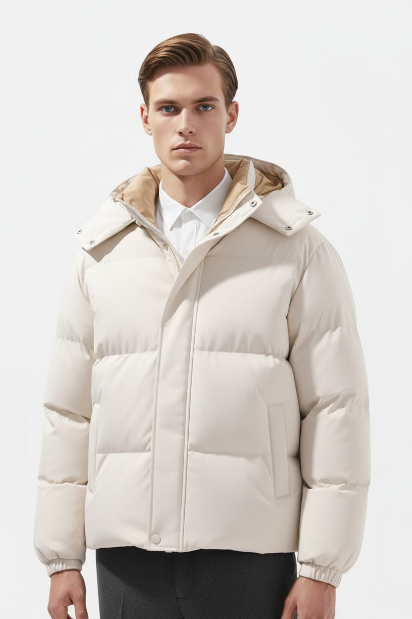 Caurelle | Men’s Hooded Parka – Windproof Casual Outerwear